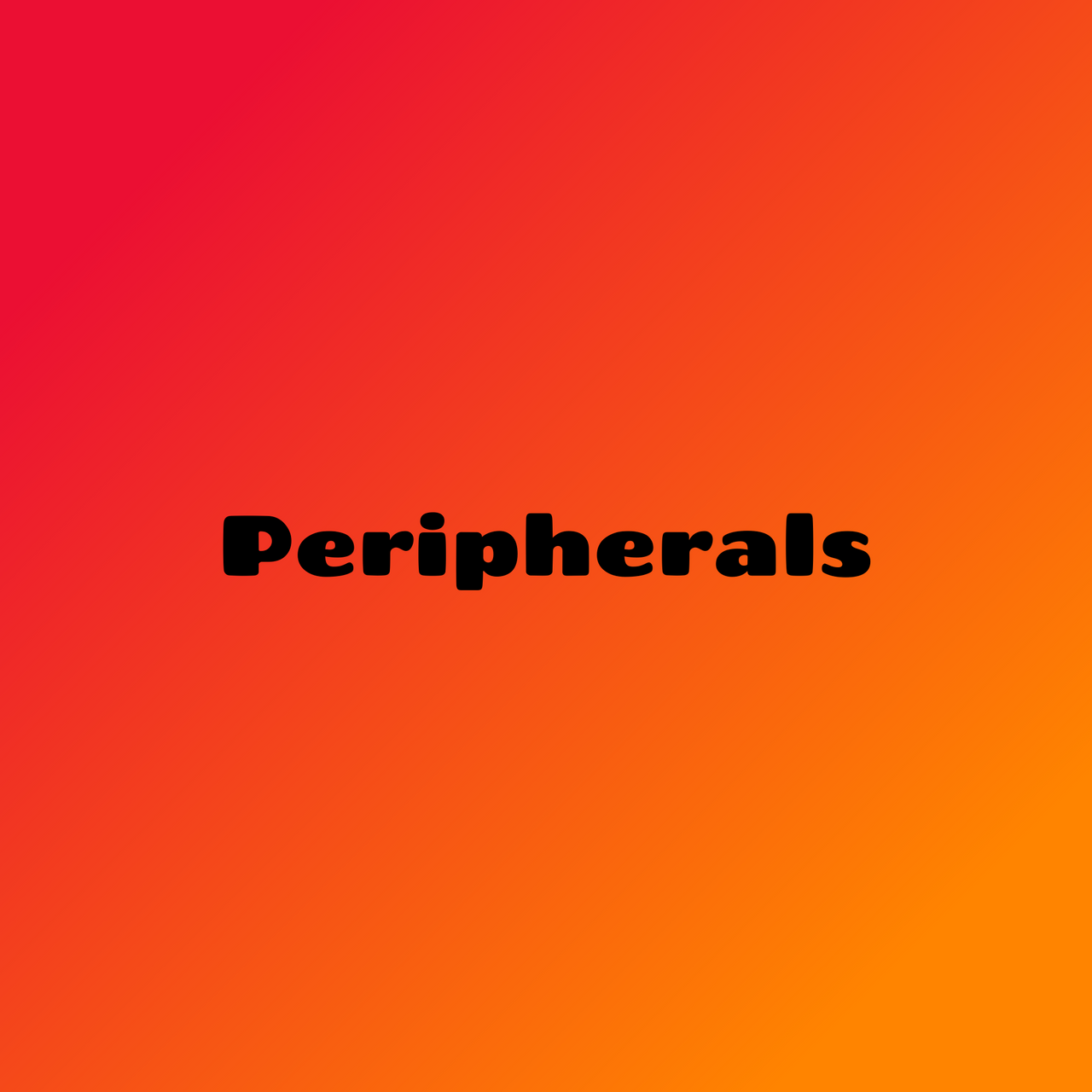 PERIPHERALS